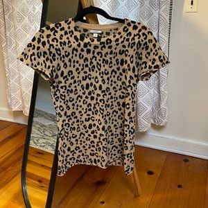 J. Crew Cashmere Leopard Sweater